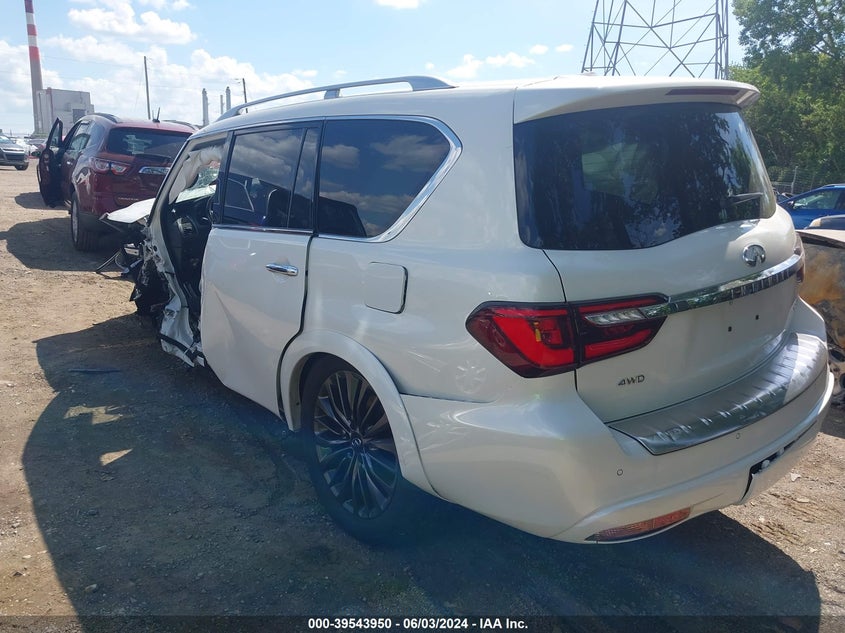 2023 Infiniti Qx80 Sensory Awd VIN: JN8AZ2BE9P9303643 Lot: 39543950
