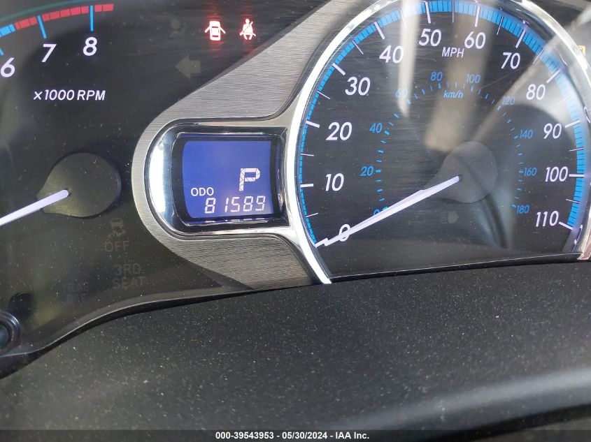 2011 Toyota Sienna Limited V6 VIN: 5TDYK3DC6BS096302 Lot: 39543953