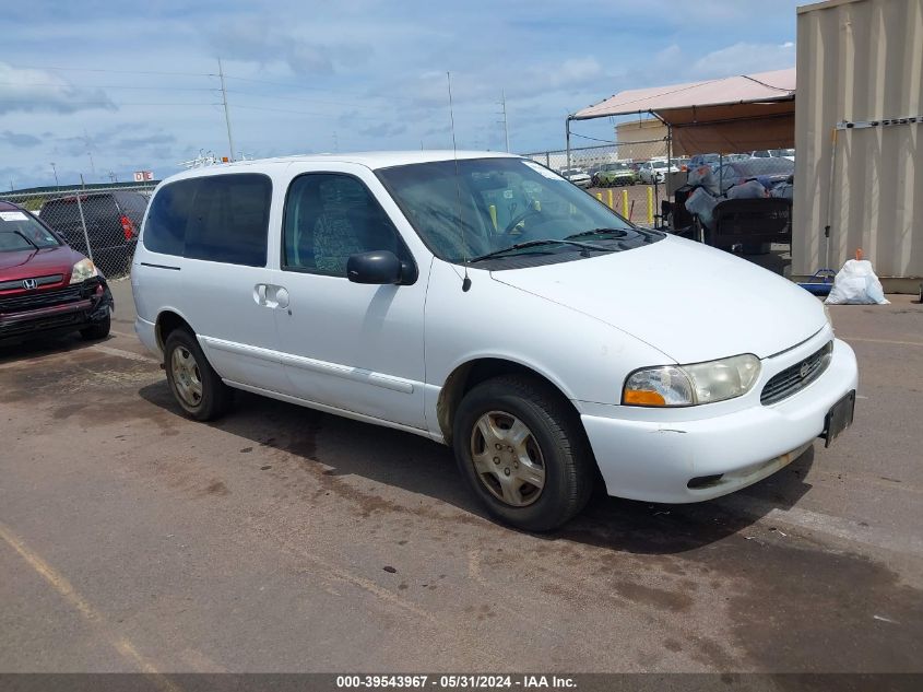 2000 Nissan Quest Gle/Gxe/Se-Cloth/Se-Leather VIN: 4N2XN11T0YD842577 Lot: 39543967