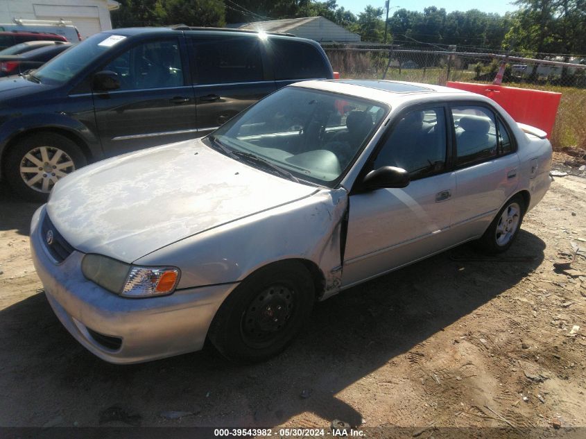 2001 Toyota Corolla Le VIN: 1NXBR12EX1Z438950 Lot: 39543982