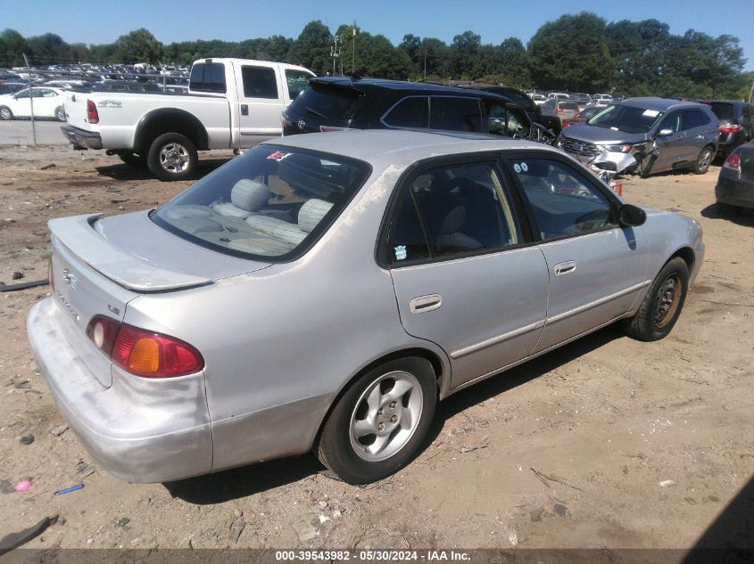 2001 Toyota Corolla Le VIN: 1NXBR12EX1Z438950 Lot: 39543982