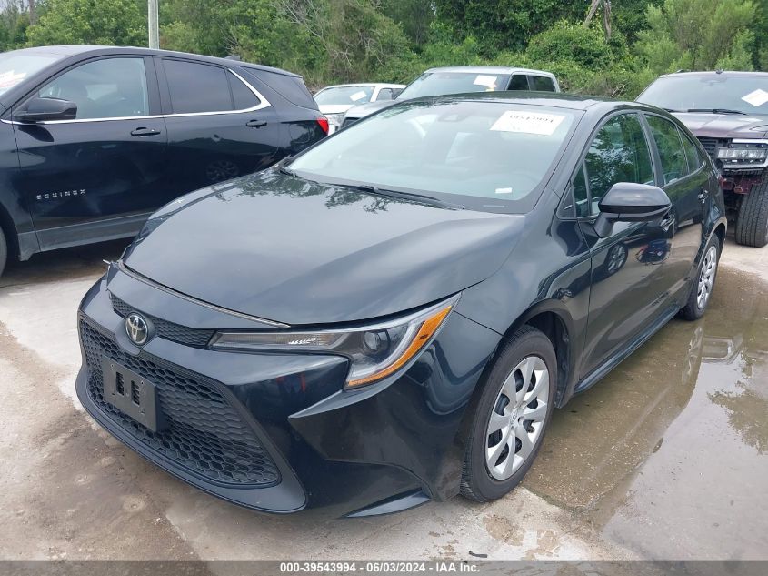 2022 Toyota Corolla Le VIN: 5YFEPMAE7NP330511 Lot: 39543994