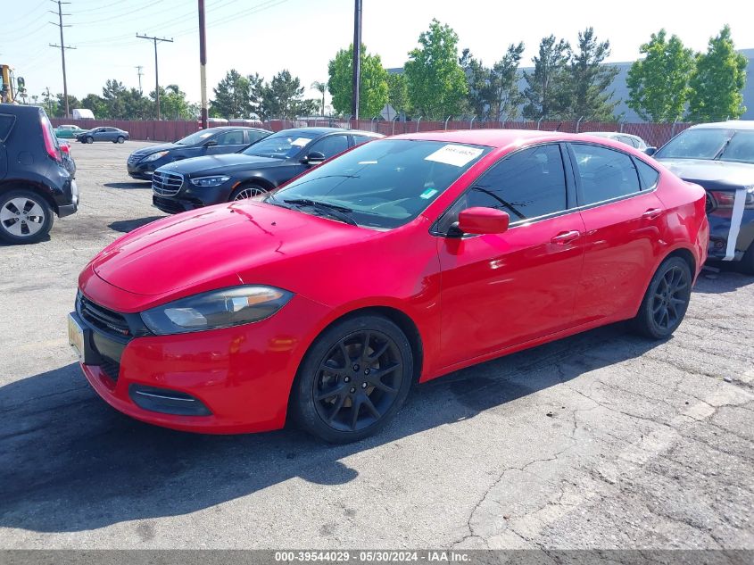 2016 Dodge Dart Se VIN: 1C3CDFAA6GD650261 Lot: 39544029