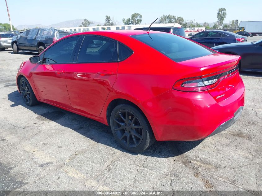 2016 Dodge Dart Se VIN: 1C3CDFAA6GD650261 Lot: 39544029