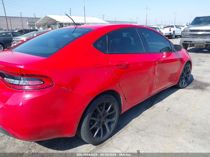 2016 Dodge Dart Se VIN: 1C3CDFAA6GD650261 Lot: 39544029