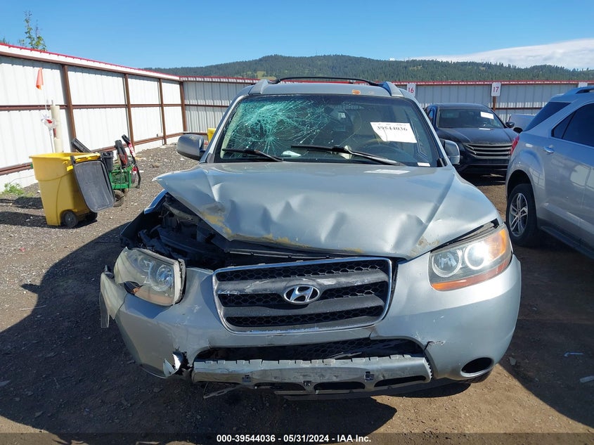 2007 Hyundai Santa Fe Gls VIN: 5NMSG73D27H068077 Lot: 39544036