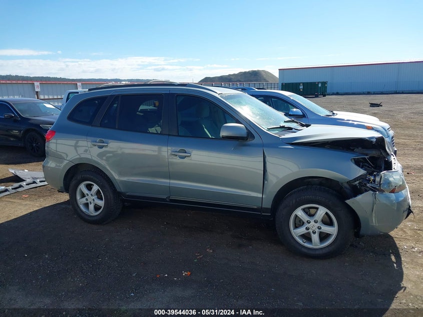 2007 Hyundai Santa Fe Gls VIN: 5NMSG73D27H068077 Lot: 39544036