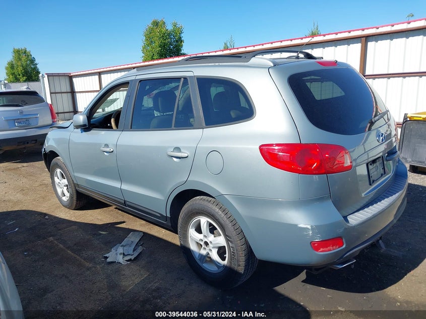2007 Hyundai Santa Fe Gls VIN: 5NMSG73D27H068077 Lot: 39544036