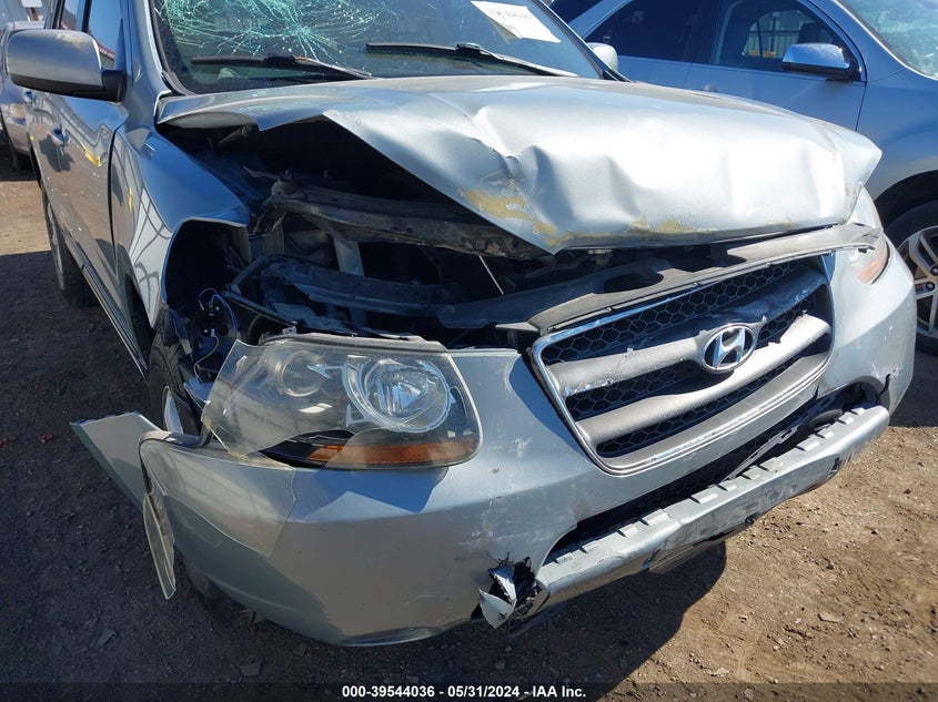 2007 Hyundai Santa Fe Gls VIN: 5NMSG73D27H068077 Lot: 39544036