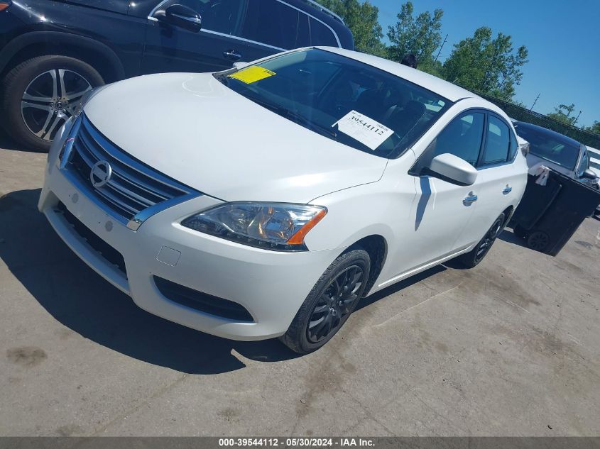 2014 Nissan Sentra Sv VIN: 3N1AB7APXEY286717 Lot: 39544112