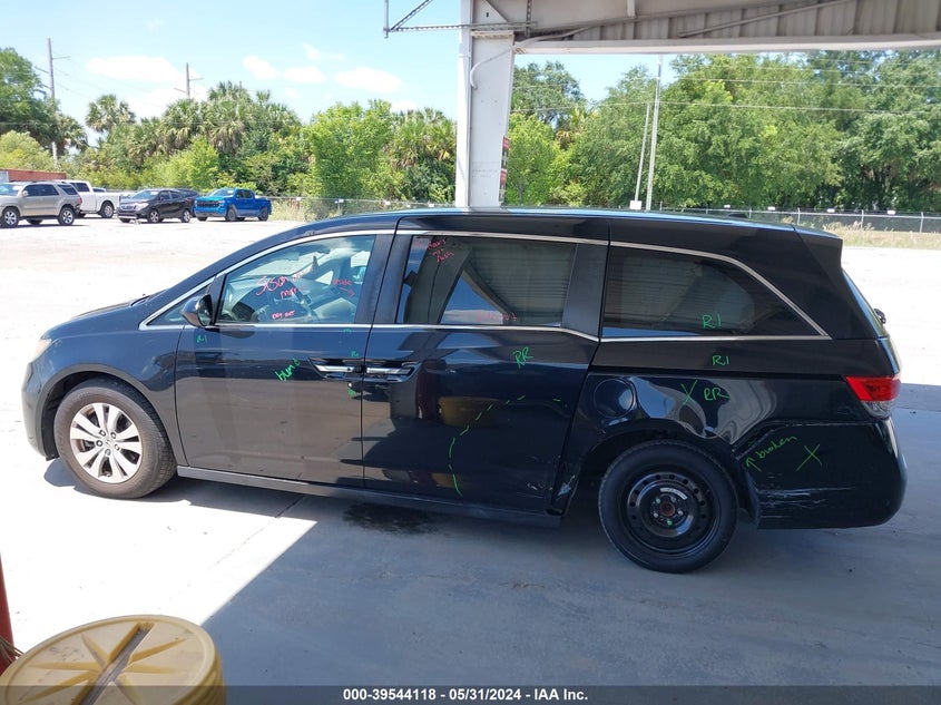 2016 Honda Odyssey Ex-L VIN: 5FNRL5H63GB098022 Lot: 39544118