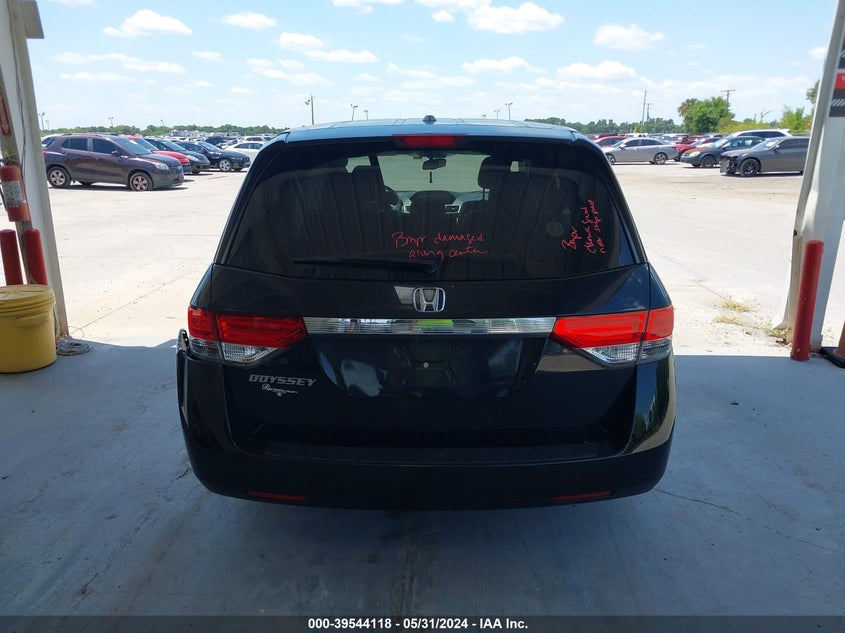 2016 Honda Odyssey Ex-L VIN: 5FNRL5H63GB098022 Lot: 39544118