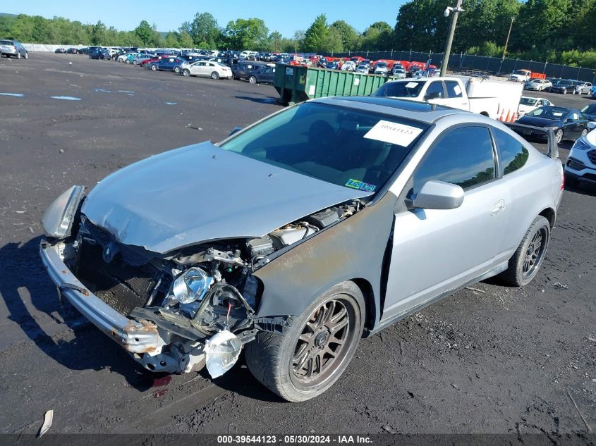 2002 Acura Rsx VIN: JH4DC54842C035615 Lot: 39544123