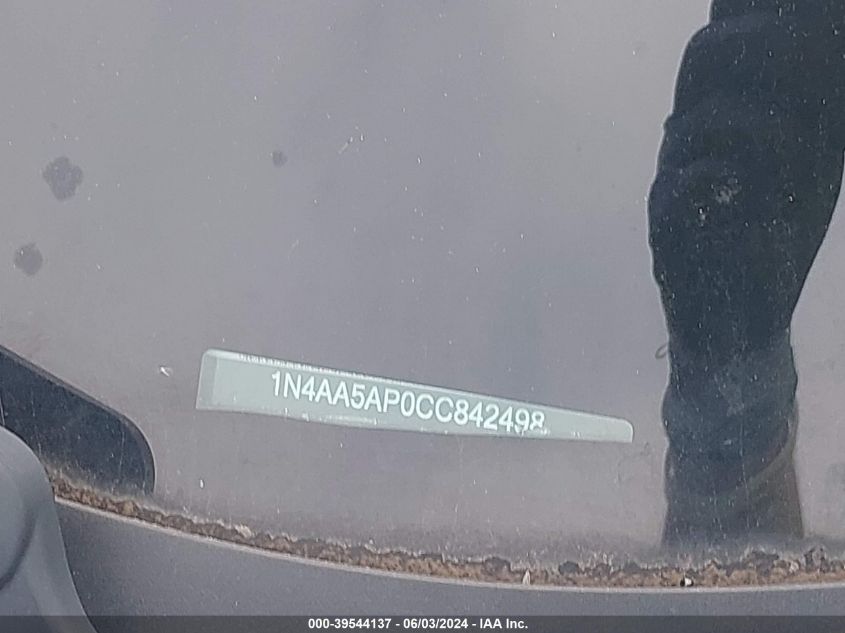 2012 Nissan Maxima 3.5 S VIN: 1N4AA5AP0CC842498 Lot: 39544137