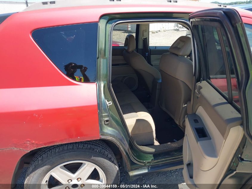 2007 Jeep Compass Sport VIN: 1J8FT47W17D119299 Lot: 39544159