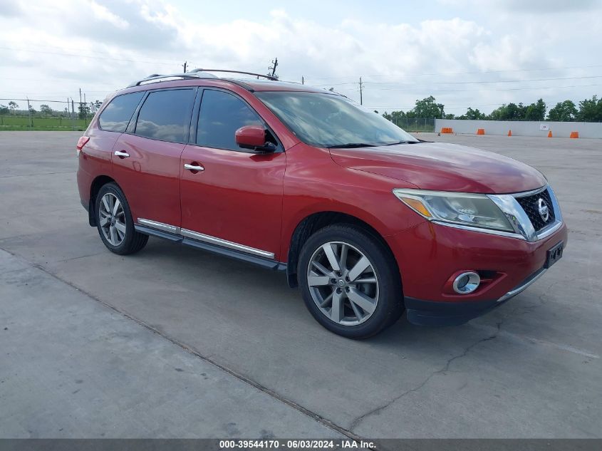 2013 Nissan Pathfinder Platinum VIN: 5N1AR2MN7DC647779 Lot: 40797630