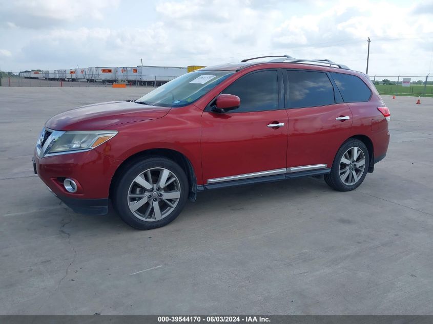 2013 Nissan Pathfinder Platinum VIN: 5N1AR2MN7DC647779 Lot: 39544170