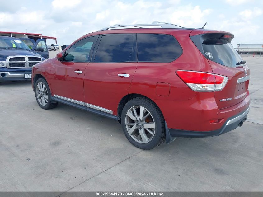 2013 Nissan Pathfinder Platinum VIN: 5N1AR2MN7DC647779 Lot: 40797630