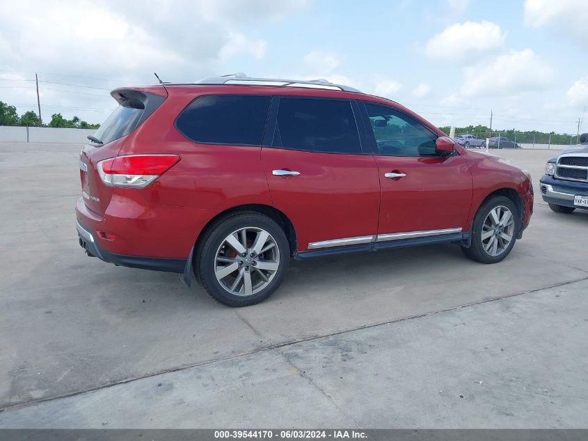 2013 Nissan Pathfinder Platinum VIN: 5N1AR2MN7DC647779 Lot: 39544170