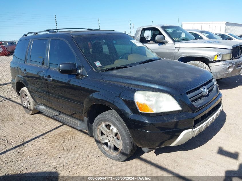 2004 Honda Pilot Ex-L VIN: 2HKYF18504H503947 Lot: 39544173