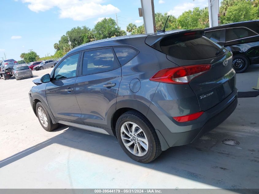 2017 Hyundai Tucson Se VIN: KM8J33A43HU389456 Lot: 39544179