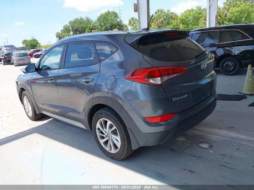 2017 Hyundai Tucson Se VIN: KM8J33A43HU389456 Lot: 39544179