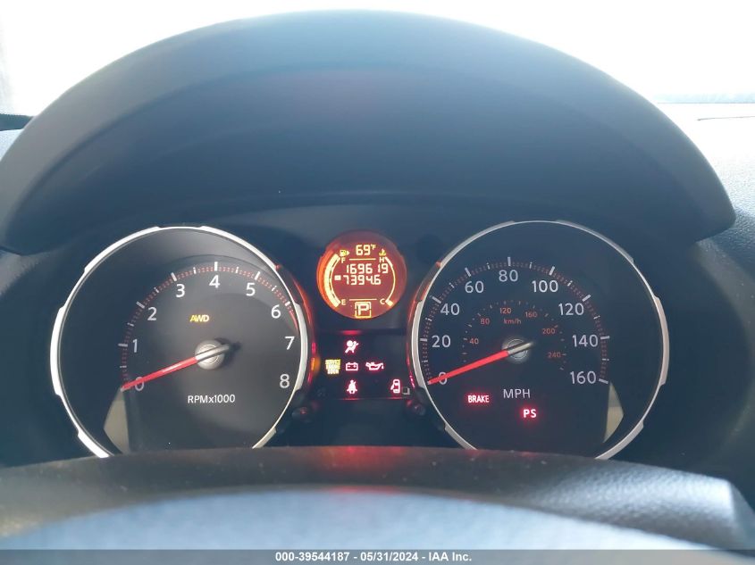 2010 Nissan Rogue Sl VIN: JN8AS5MV1AW109197 Lot: 39544187