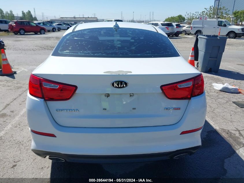 2015 Kia Optima Ex VIN: 5XXGN4A77FG519444 Lot: 39544194