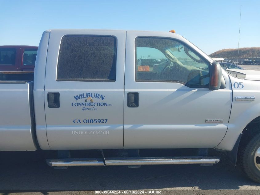 2005 Ford F-350 Lariat/Xl/Xlt VIN: 1FTWW33P55EB33902 Lot: 39544224