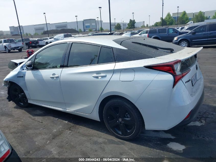 2021 Toyota Prius 2020 Edition VIN: JTDKAMFU7M3130322 Lot: 39544243