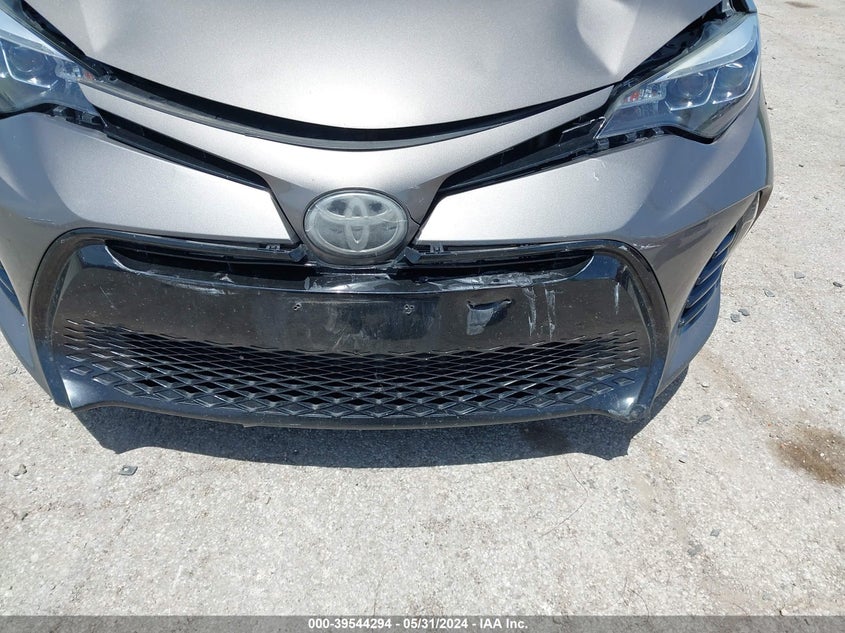 2017 Toyota Corolla Se VIN: 2T1BURHE5HC833974 Lot: 39544294