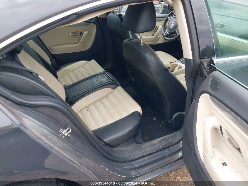 2012 Volkswagen Cc Sport VIN: WVWMN7AN2CE533870 Lot: 39544319