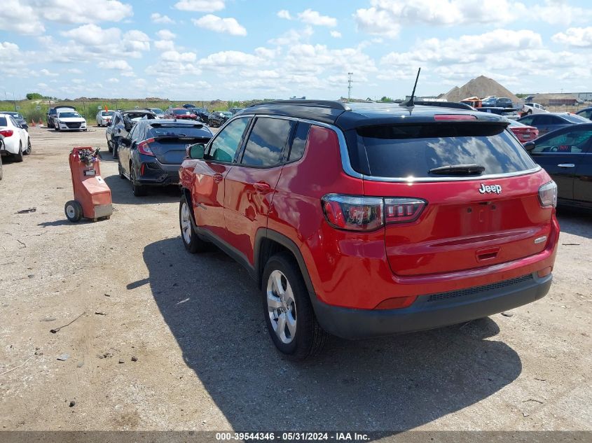 2018 Jeep Compass Latitude VIN: 3C4NJCBB7JT271578 Lot: 39544346