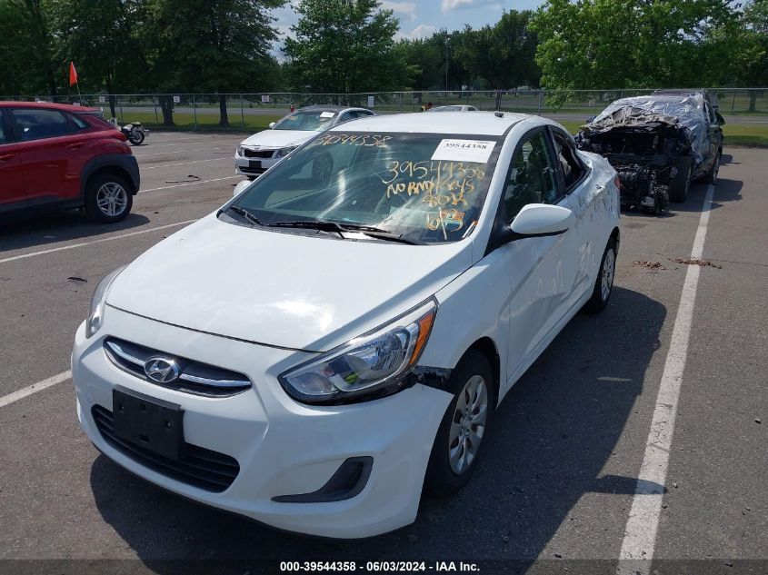 2017 Hyundai Accent Se VIN: KMHCT4AE3HU210940 Lot: 39544358