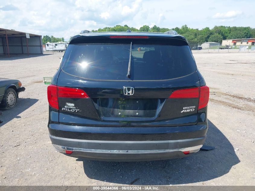 2018 Honda Pilot Touring VIN: 5FNYF6H92JB063207 Lot: 39544366