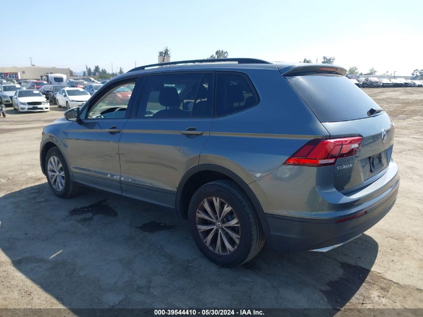 2019 Volkswagen Tiguan 2.0T S VIN: 3VV1B7AX1KM200633 Lot: 39544410