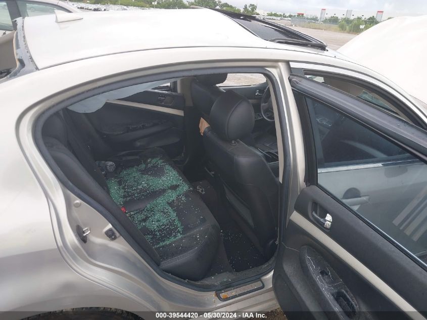 2008 Infiniti G35 Journey VIN: JNKBV61EX8M210664 Lot: 39544420