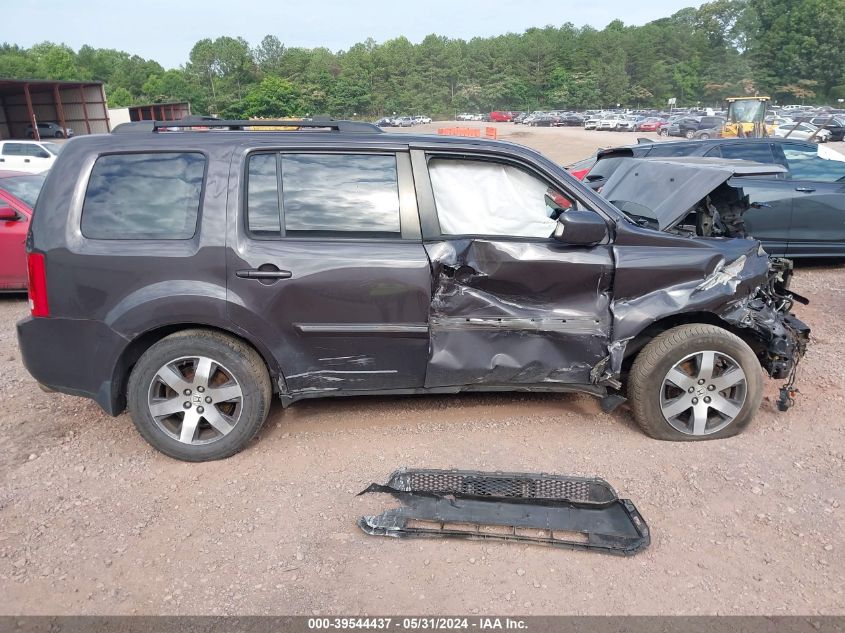 2012 Honda Pilot Touring VIN: 5FNYF4H97CB047771 Lot: 39544437