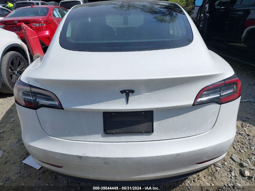 2020 Tesla Model 3 Standard Range Plus Rear-Wheel Drive/Standard Range Rear-Wheel Drive VIN: 5YJ3E1EA0LF807632 Lot: 39544449