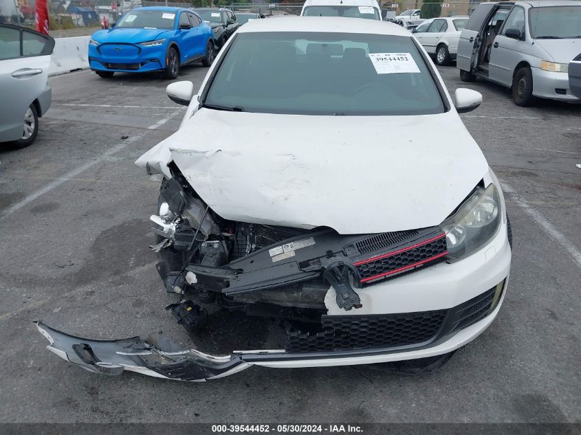 2012 Volkswagen Gti 4-Door VIN: WVWGD7AJ2CW105837 Lot: 39544452