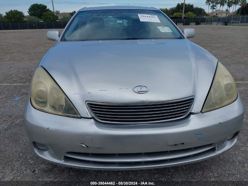 2005 Lexus Es 330 VIN: JTHBA30G955134826 Lot: 39544462