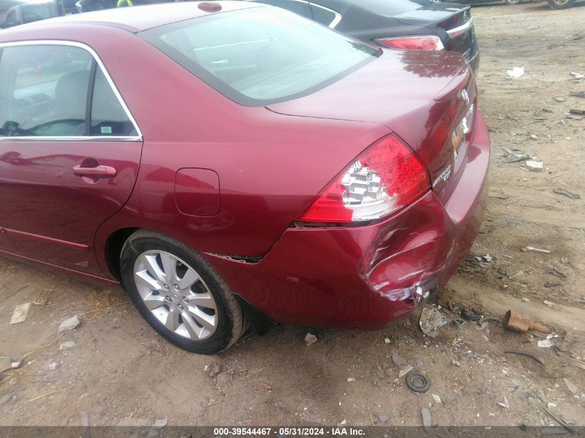 2006 Honda Accord 3.0 Ex VIN: 1HGCM66526A052841 Lot: 39544467