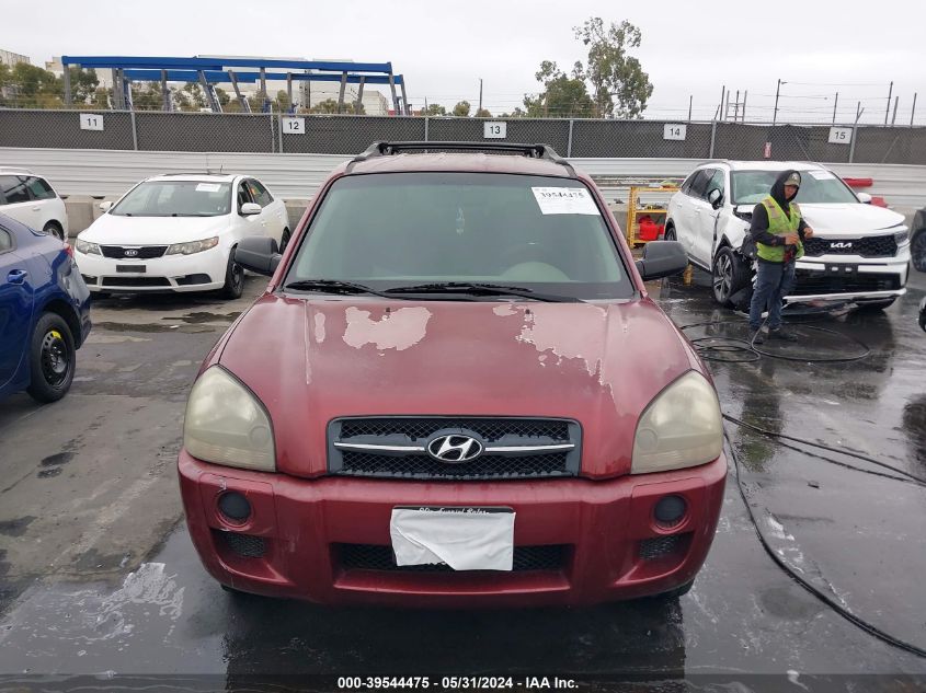 2005 Hyundai Tucson Gl VIN: KM8JM12B55U173313 Lot: 39544475