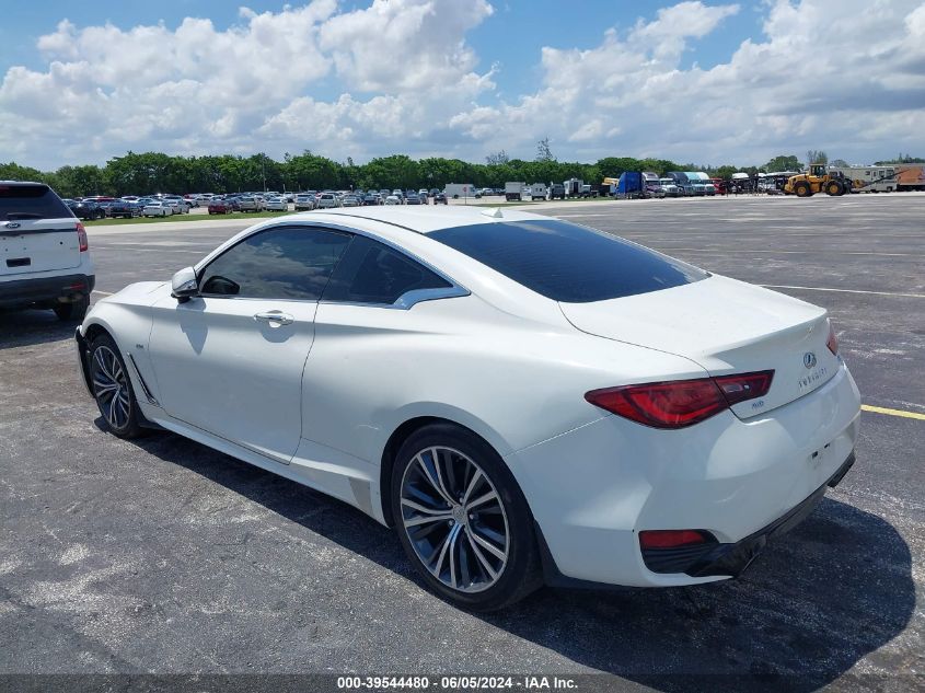 2017 Infiniti Q60 2.0T VIN: JN1CV7ELXHM321111 Lot: 39544480