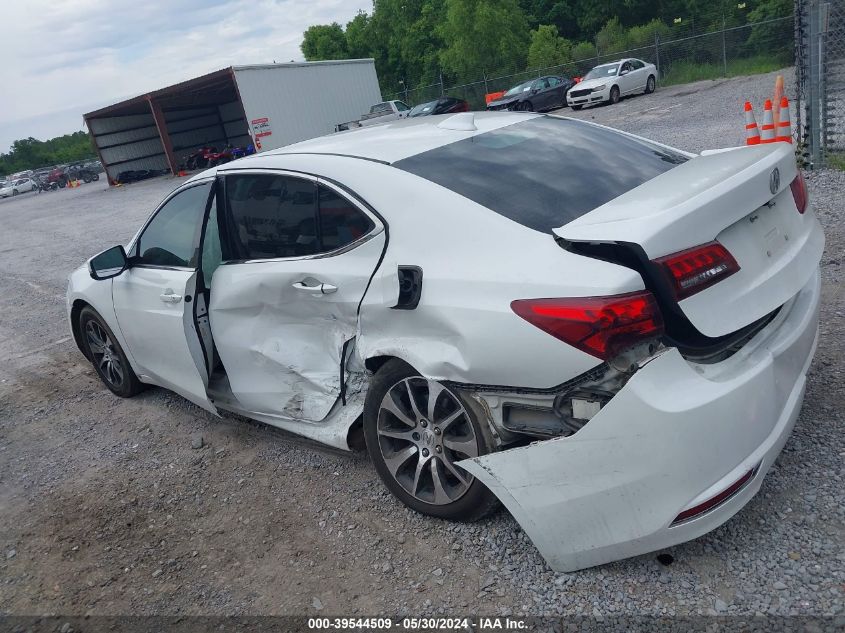 2017 Acura Tlx Technology Package VIN: 19UUB1F54HA010221 Lot: 39544509