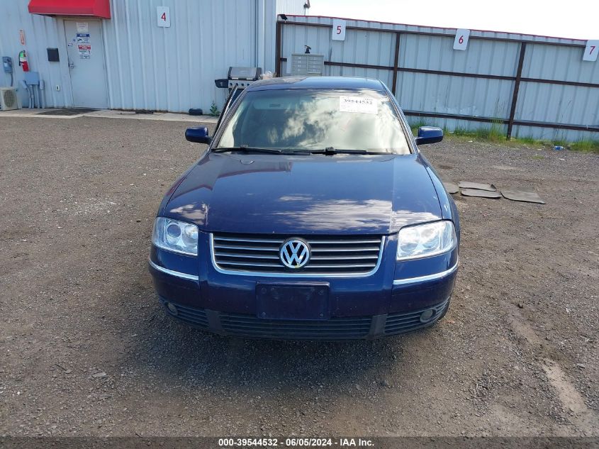 2003 Volkswagen Passat Gls VIN: WVWPD63B33P192223 Lot: 39544532