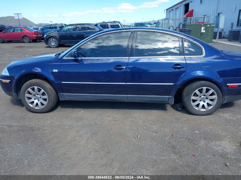 2003 Volkswagen Passat Gls VIN: WVWPD63B33P192223 Lot: 39544532