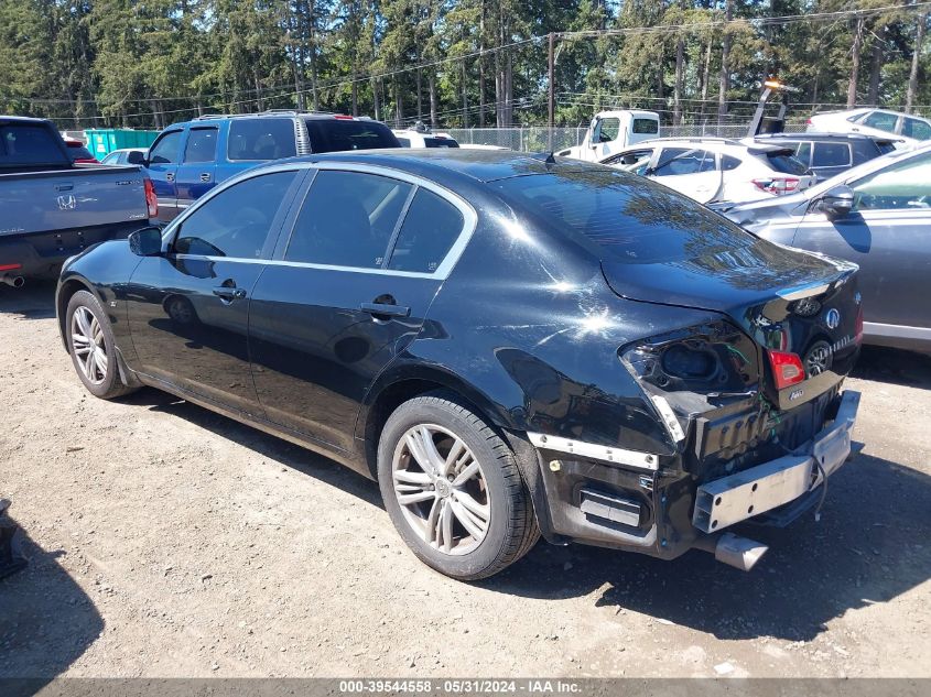 2015 Infiniti Q40 VIN: JN1CV6AR3FM523015 Lot: 39544558