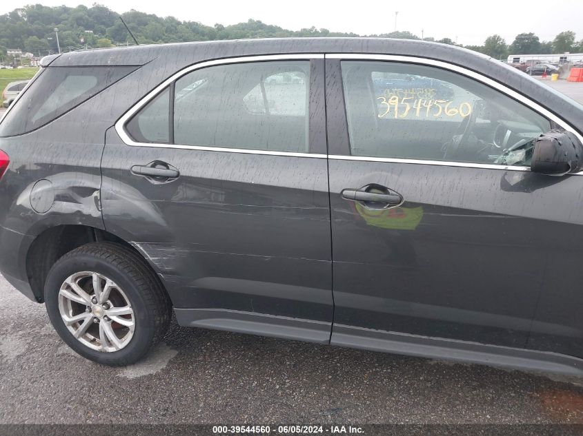 2017 Chevrolet Equinox Ls VIN: 2GNFLEEK7H6297304 Lot: 39544560