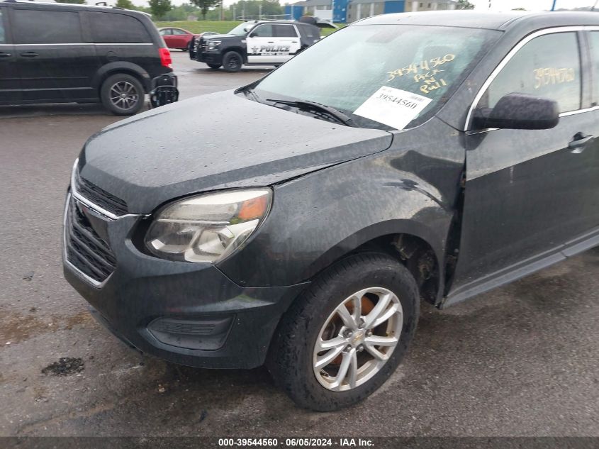 2017 Chevrolet Equinox Ls VIN: 2GNFLEEK7H6297304 Lot: 39544560